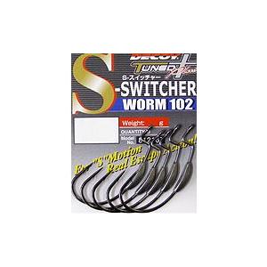 DECOY S-スイッチャーワーム102 / スイミング フック （3/0）