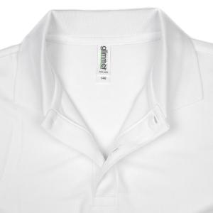 スクール ポロシャツ 半袖 無地 白 吸汗速乾...の詳細画像5