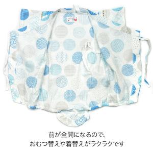 甚平ロンパース カバーオール 甚平 日本製生地...の詳細画像3