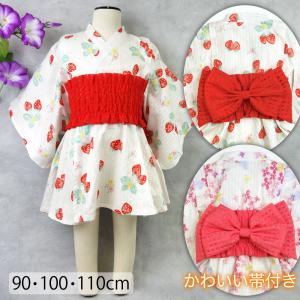 浴衣ドレス 浴衣 ワンピース 帯付き 綿100%...の商品画像