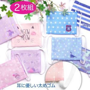 ガーゼマスク 子どもマスク かわいい柄入り 2枚組 メール便選択送料100円 4枚まで 新入荷 男児 男の子 女児 女の子 N Gm1 P S Park 通販 Yahoo ショッピング