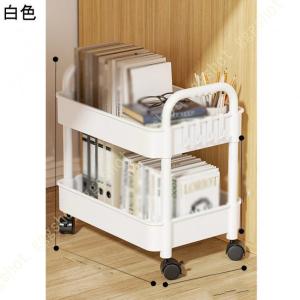 キッチンワゴンワゴンキャスター付き2段スリムバ...の詳細画像1