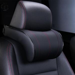 ネックパッド 車用首枕 車 負担軽減 車用 ネックピロー 車椅子枕 低反発 波段曲線 快適 ネックガード革 人間工学