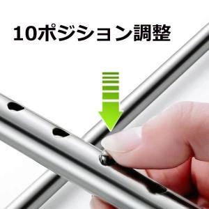 伸縮 ベランダ 手すり、コンパクト窓枠物干し ...の詳細画像2