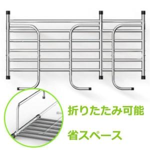 伸縮 ベランダ 手すり、コンパクト窓枠物干し ...の詳細画像3