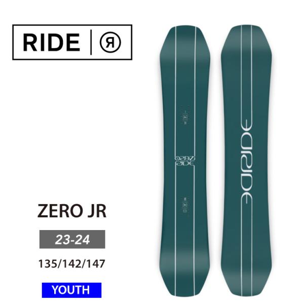 23-24 RIDE ライド キッズ 板 ZERO JR 子供 ジュニア スノーボード