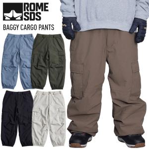 ROME SDS ◎ 24-25 ROME SDS BAGGY CARGO BIB PANT カラー:CREAM