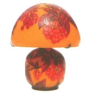【送料無料】 Collection 【CP-1029】 ArtNouveauStyle ガラスランプ 桜桃 25.5×31.5cm 電源:E17 25W/E12 10W 【送料無料】 Collection 【CP-1029】 ArtNouveauStyle ガラスランプ 桜桃 25.5×31.5cm 電源:E17 25W/E12 10W