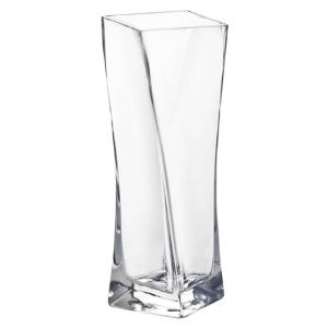 シンプルガラス花瓶　スクリューS　サイズ：ｗ9.5×D9.5×H20cm｜psp-ho1