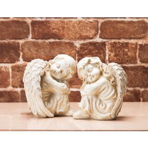 開運 天使 置物 プランター ガーデニング エンジェル 雑貨 フレアー