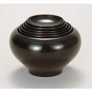 日本製 山中漆器 木質 5ッ組応量器 洗朱 ※食洗器不可 : 虹八 kohya