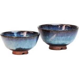 萩焼 山根清玩 青萩 ゆらぎ鉢 サイズ：21.5 × 7.2cm M54437500-841