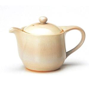 萩焼 椿秀窯　姫土筒型ポット（茶こし付）約320ml