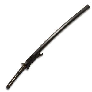 【美品】居合刀　模造刀 龍と鶴の目貫・波文鍔・黒鞘付／高級刀掛＆刀袋付き 匠刀房 国産高級居合刀 桜花 刀身2.45尺 刀袋付き [ZS-104] : 虹八