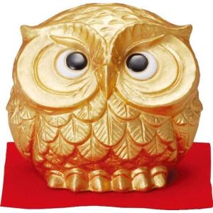日本製 黄金のおじぎ福助 高さ約9cm（商売繁盛 先客万来 出世開運