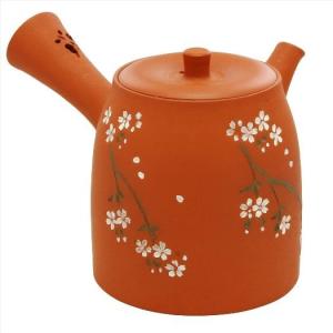常滑焼 村越風月 本朱泥ロクロ目 木箱入り 急須160ml (陶茶こし)【受注