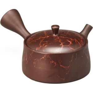 萬古焼 伝統工芸士 舘 正規 睦揃 丸中帯ビリ 急須/湯呑セット 共茶こし