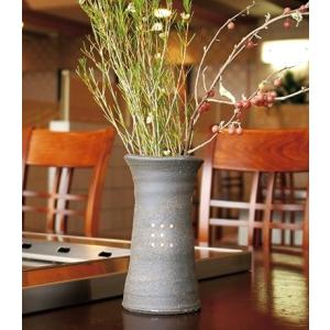 茶道具 花入れ 置用 備前焼き 緋襷徳利 ひだすき 伊勢崎競作 備前焼