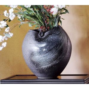 茶道具 花入れ 置用 信楽焼き 高橋介炎作 信楽焼 : 茶道具いまや静香園