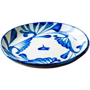 宮城須美子 やちむん 魚紋 器 皿 そば器 琉球 ∠UK1982 : スリフト