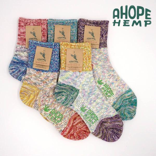 アホープヘンプ a hope hemp ソックス 靴下 メンズ レディース hsx314 日本製 国...