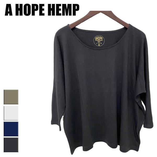 ヘンプ 服 Tシャツ a hope hemp Tシャツ レディース アホープヘンプ Bamboo 3...