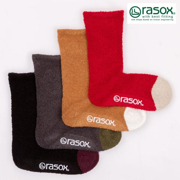 rasox 靴下 ラソックス ソフトタッチ・クルー CA222CR01 クルー丈 rasox(ラソッ...