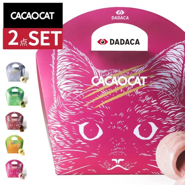 選べる２点セット CACAOCAT（カカオキャット） チョコレート 5個入り｜ボンボンショコラ （ダ...
