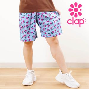 クラップ CLAP フィットネスウェア ハーフパンツ レディース Cherry-Clap チェリー クラップ新作 クラップウェア クラップパンツ｜psps