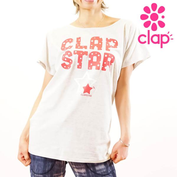 クラップ CLAP フィットネスウェア トップス レディース CLAP STAR DOLMAN 新作...