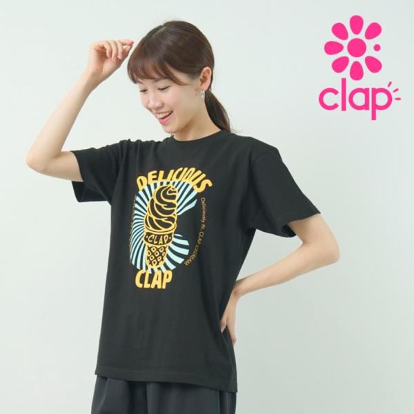 clapクラップ新作 フィットネス ウェア ブランド クラップ トップスレディース 半袖tシャツ C...