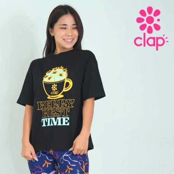 clapクラップ新作 フィットネス ウェア レディース トップス 半袖 tシャツ CLAP STRA...