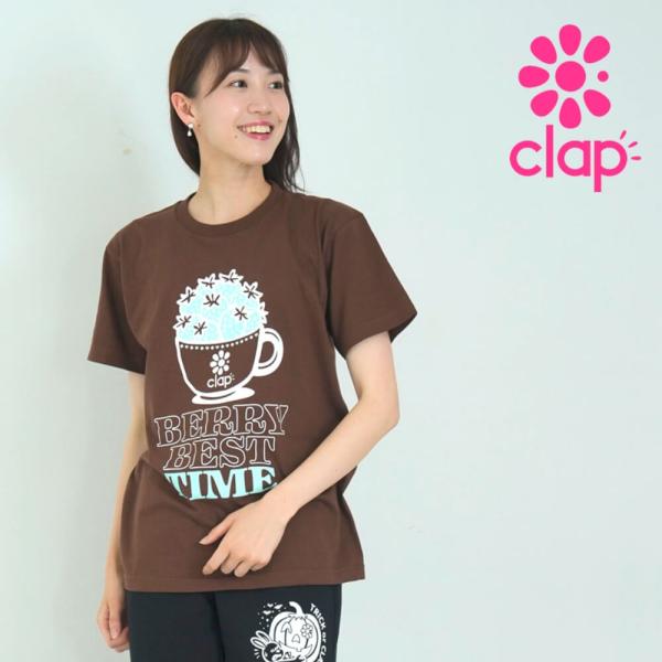 clapクラップ新作 フィットネス ウェア レディース トップス 半袖 tシャツ CLAP STRA...