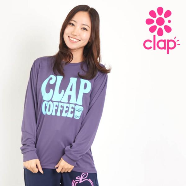 clapクラップ 新作 フィットネス ウェア レディース トップス ロングスリーブ CLAP COF...