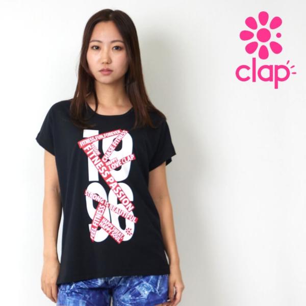 clapクラップ セール フィットネス ウェア レディース トップス 半袖 CLAP1996 DOL...