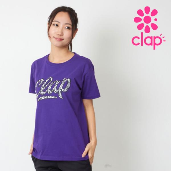 clapクラップ新作 フィットネス ウェア レディース トップス 半袖 tシャツ LEOCLAP T...