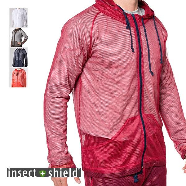 インセクトシールド メッシュパーカー insect shield アウトドア 虫よけ パーカー
