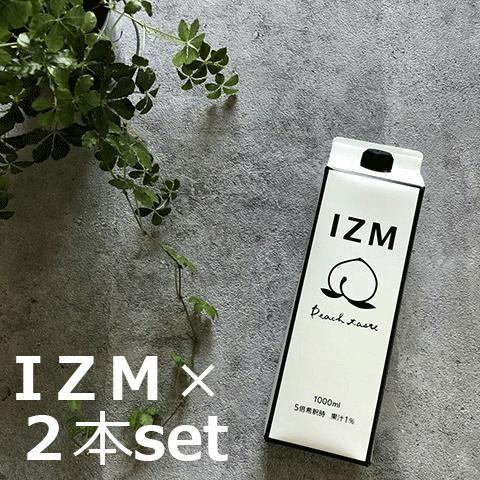 IZM　酵素ドリンク　【お得な２本セット】 腸内フローラ　ダイエット ピーチテイスト 腸内フローラ ...