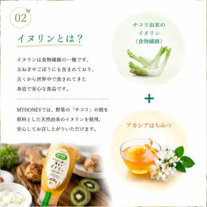 2点セット マイハニー イヌリンはちみつ 30...の詳細画像4