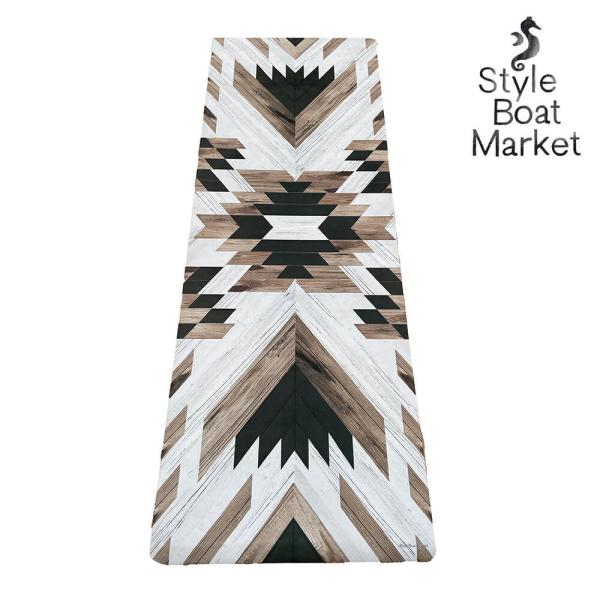 ヨガマット 3mm スタイルボートマーケット 173cm×61cm Wood Panel Yoga ...