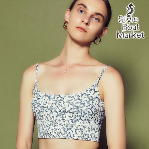 スタイルボートマーケット ヨガ ピラティス ウェア ヨガウェア トップス カップ付 ブラトップ ショ...