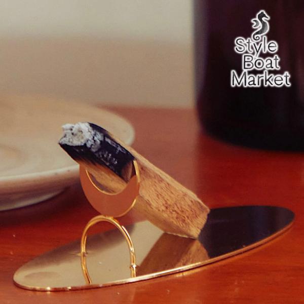 スタイルボートマーケット ヨガ パロサントホルダー インテリア 雑貨 ムーンパロサントホルダー お香...