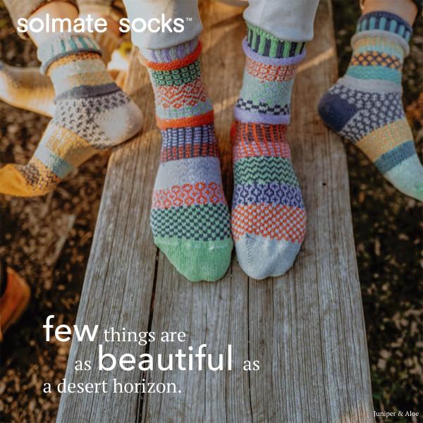 SOLMATE SOCKS ソルメイト クルー デザートコレクション 靴下 ソックス メンズ レディ...