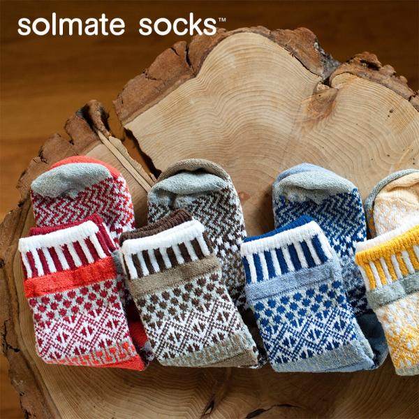SOLMATE SOCKS ソルメイト クルー パシフィックコレクション 靴下 ソックス メンズ レ...