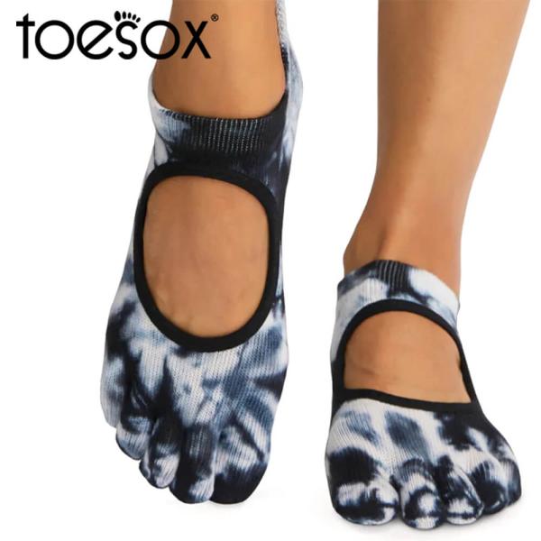 ToeSox 靴下 ベラリナ フル ハーフ 日本正規品 ココナッツタイダイ Full-Toe Hal...