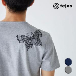 テジャス ヨガウェア レディース トップス Tシャツ ユニセックス 半袖 tejas ヴーラTee バタフライ vira-Tee butterfly ヨガ トップス ヨガブランド おしゃれ か｜psps