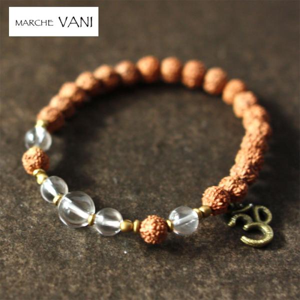 VANI ブレスレット ルドラクシャ flow 数珠 ヨガヴァニ ブレス レディース アジアンブレス...