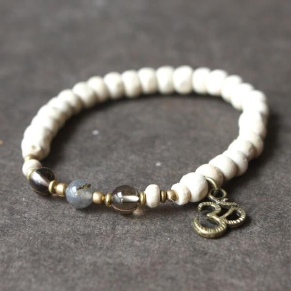 VANI ブレスレット トゥルシー smoke ヴァニ ブレス レディース アジアンブレス ヨガ  ...