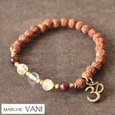VANI ブレスレット garnet ヴァニ ブレス レディース アジアンブレス ヨガ  パワースト...