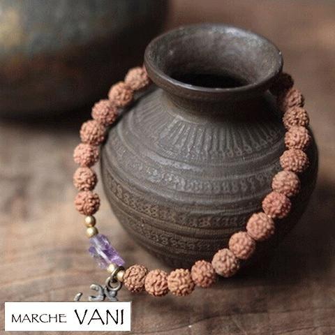 VANI ブレスレット raw-amethyst ヴァニ ブレス レディース アジアンブレス ヨガ ...